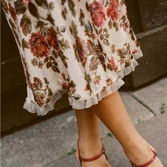 DOEN Calsi Dress Primrose Garden Floral Print Size Large - Picture 3 of 9